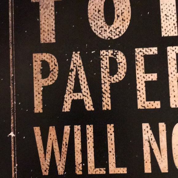 Rustic Bathroom Sign - Picture 2 of 3